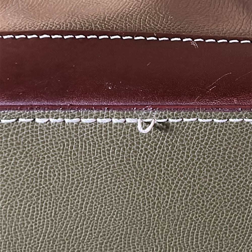 Dooney & Bourke Claremont Cynthia Tote,Olive/Chocolate MSRP $298 Large Handbag - Picture 8 of 11